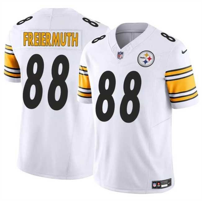 Men & Women & Youth Pittsburgh Steelers #88 Pat Freiermuth White 2024 F.U.S.E. Alternate Vapor Untouchable Limited Stitched Jersey->san francisco 49ers->NFL Jersey